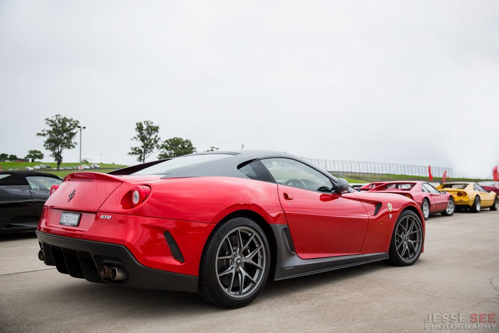 The Ferrari 599 GTO. The Ferrari 599 GTO.